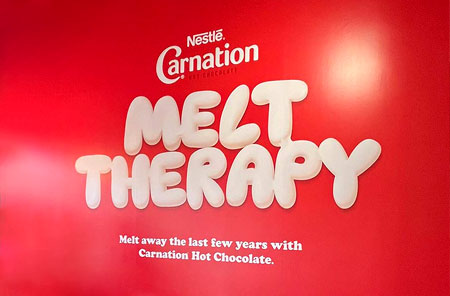 Nestlé Carnation Hot Chocolate - Melt Therapy Pop-up Event by Filip Jansky