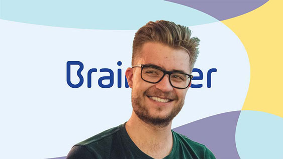 Brainrider - Zoom meeting backgrounds designed by Filip Jansky