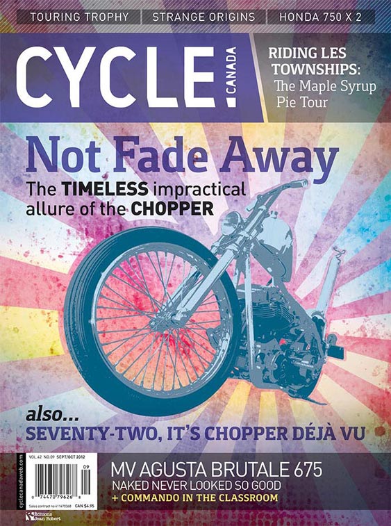Cycle Canada magazine cover - Sept/Oct 2012 issue design by Filip Jansky