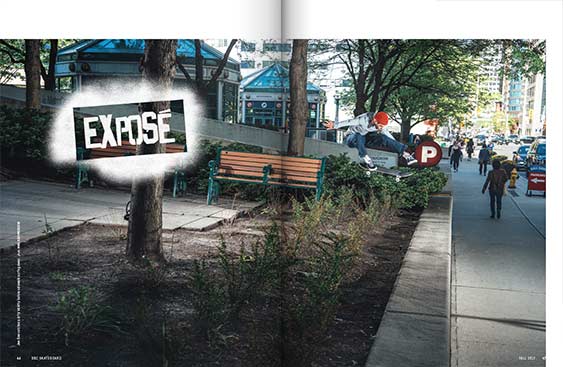 SBC Skateboard 18.2 magazine editorial design by Filip Jansky