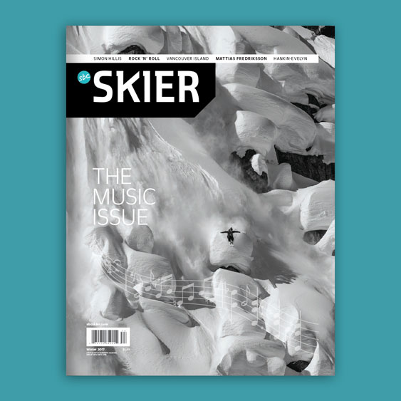 SBC Skier 16.1 magazine cover design by Filip Jansky