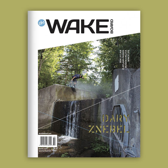 SBC Wakeboard 18.1 magazine cover design by Filip Jansky