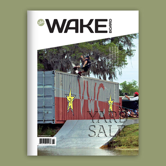 SBC Wakeboard 19.1 magazine cover design by Filip Jansky