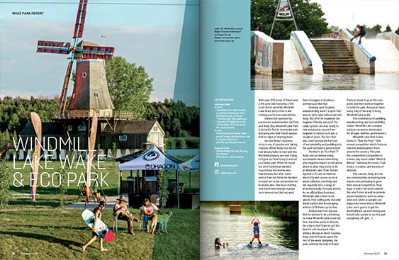 SBC Wakeboard 19 magazine editorial design by Filip Jansky