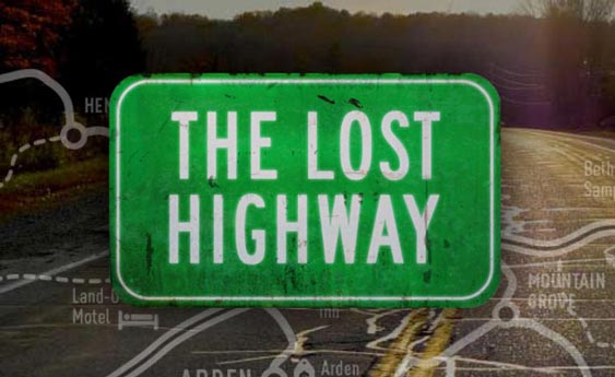 The Lost Highway — Documentary Film and Website Logo designed by Filip Jansky